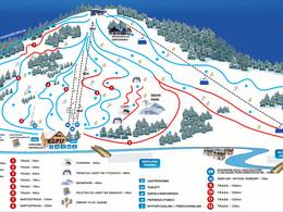 Trail map Master Ski – Tylicz