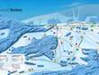 Trail map of the ski resort Strážné