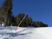 Snowmaking with lances in the Schöneben-Haideralm ski area