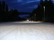 Night skiing