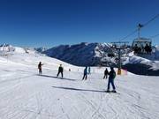 Easy slope at the Valandrea Vetta chairlift