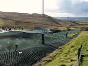 The dry slope of Pendle Ski Club