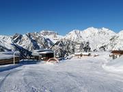Beginner area at the Sonnenkopfbahn mountain station