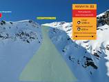 New challenging freeride slope at Eggishorn