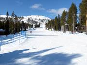 Easy and wide family slope