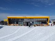Stoos shop at the mountain station of the Stoosbahn
