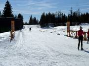 Start of the cross-country trails in Štrbské Pleso