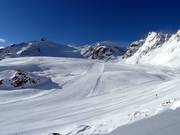 View of the Mittagskogelabfahrt slope