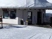 Waste bins in the ski area