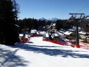 Slope to the Falzeben valley station