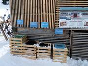 Waste separation in the Hochoetz ski area