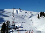 View of Obereggen Snowpark