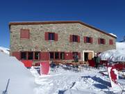 Mountain hut tip Fuorcla Surlej