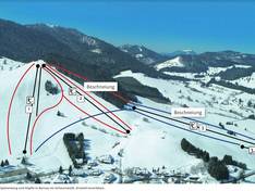 Trail map Spitzenberg/Köpfle – Innerlehen (Bernau im Schwarzwald)