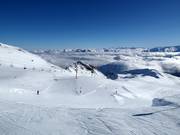 Aulon with a view over the Pyrenees