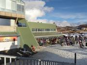 Sun terrace at the Perisher Valley Centre