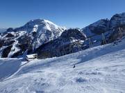 Ski route 15 Start Herrenabfahrt