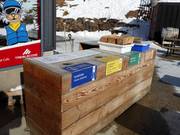 Waste separation in the Treble Cone ski area