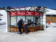 Well-maintained ticket area