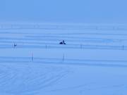 Titlis SnowXpark Trübsee with snowmobile riding