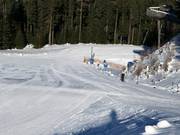 Rope lift at the mid-station