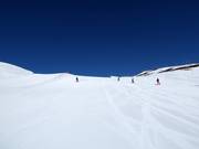 Watles slope at the upper four-seater chairlift