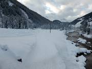 Trail at the Schwarzach near St. Jakob