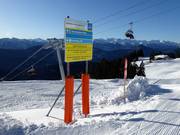 Slope signage