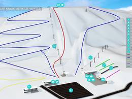 Trail map Yedikuyular