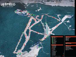 Trail map Ještěd – Liberec