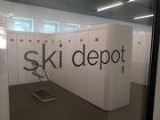 Well-maintained ski depot at the valley station