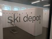 Well-maintained ski depot at the base station