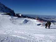 Tubing track at the mountain station