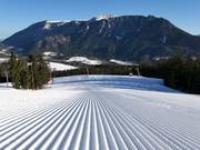 Very well-groomed slopes at Götschen