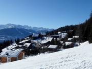 View of the accommodations in Anzère