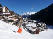Snowmaking on the valley run