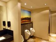 Very well-maintained sanitary facilities