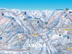 Trail map Zillertal Arena – Zell am Ziller/Gerlos/Königsleiten/Hochkrimml