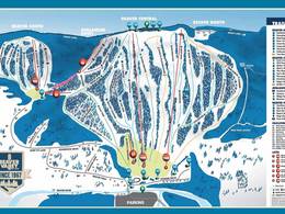 Trail map Beaver Valley Ski Club
