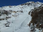 Olympic downhill run in Val d'Isère