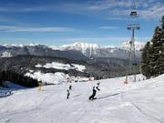 Descent at the Kühtaile chairlift