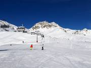 Easy slope at the Naluns chairlift