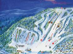 Trail map Mont Avila