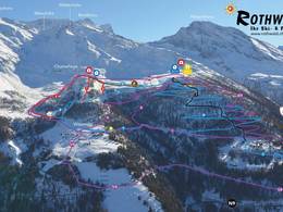 Ski resort Rothwald/Wasenalp (Simplon Pass)