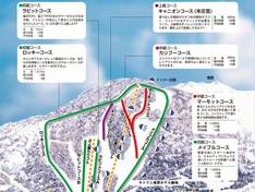 Trail map Canmore Ski Village – Higashikawa