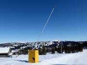 Snow lance in Kvitfjell