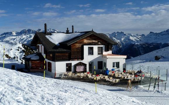 Huts, mountain restaurants  Ticino Alps – Mountain restaurants, huts Aletsch Arena – Riederalp/Bettmeralp/Fiesch Eggishorn