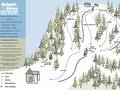 Trail map Mulligan's Hollow Ski Bowl