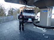 Friendly staff are present at the valley station.