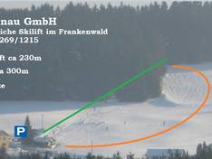 Trail map Langenau (Tettau)
